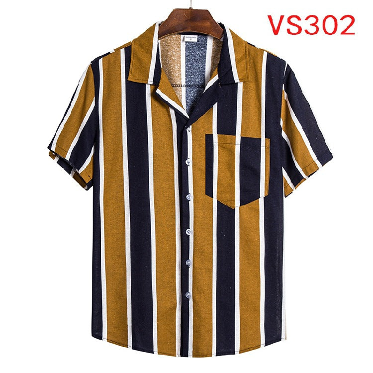 Beach Men&#039;s Short-sleeved Lining
