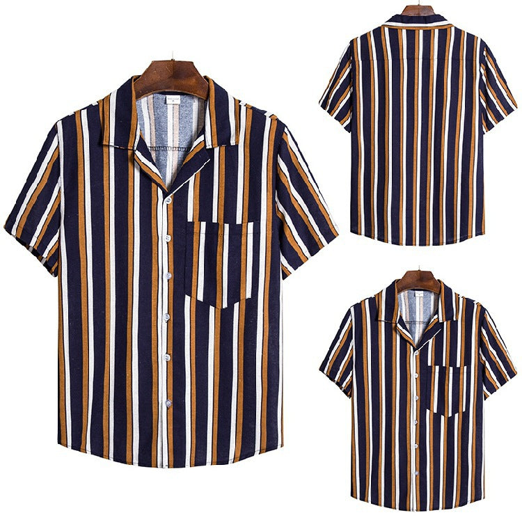 Beach Men&#039;s Short-sleeved Lining
