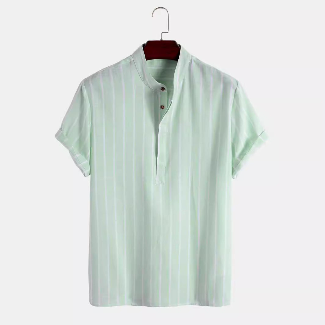Summer Men&#039;s Short-sleeved Shirt