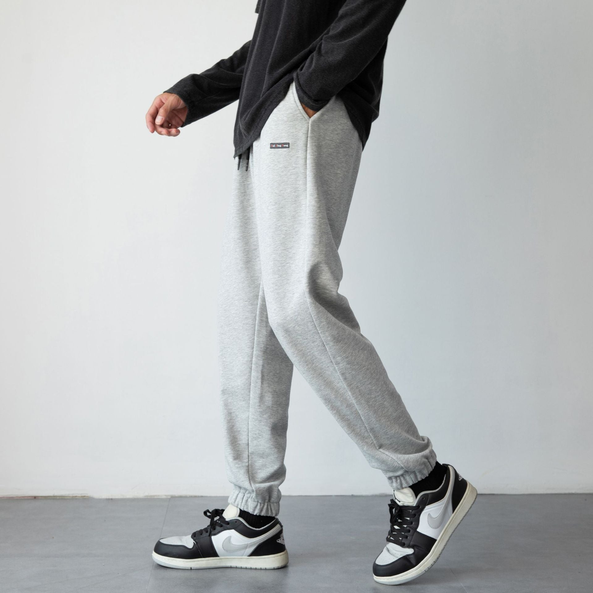 Spring Sports Pants Men&#039;s Trendy Loose Fashion All-Match Casual Pants Outdoor Drawstring Foot Men&#039;s Sports Pants