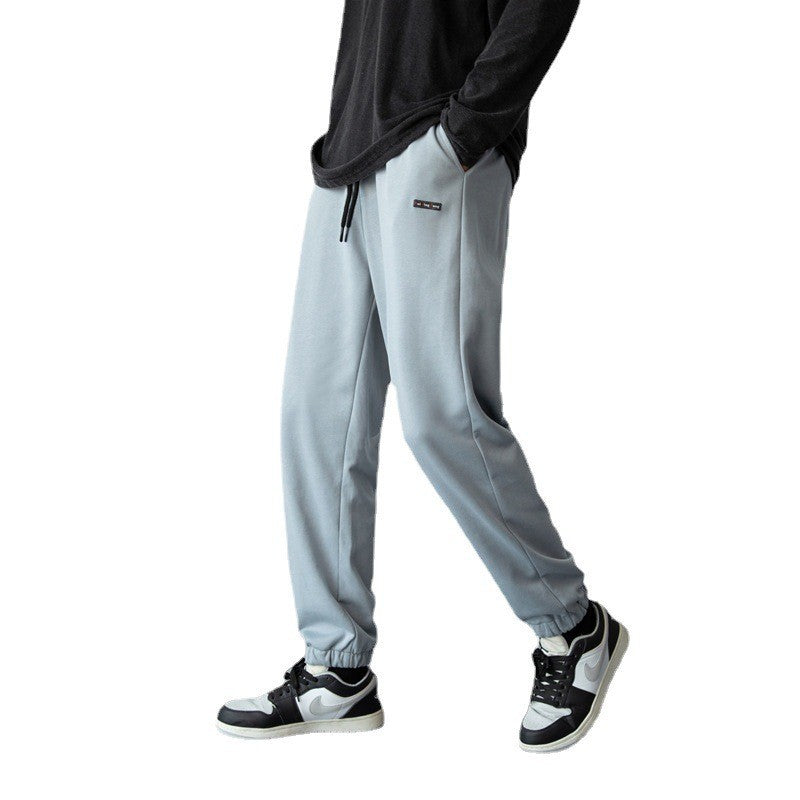 Spring Sports Pants Men&#039;s Trendy Loose Fashion All-Match Casual Pants Outdoor Drawstring Foot Men&#039;s Sports Pants