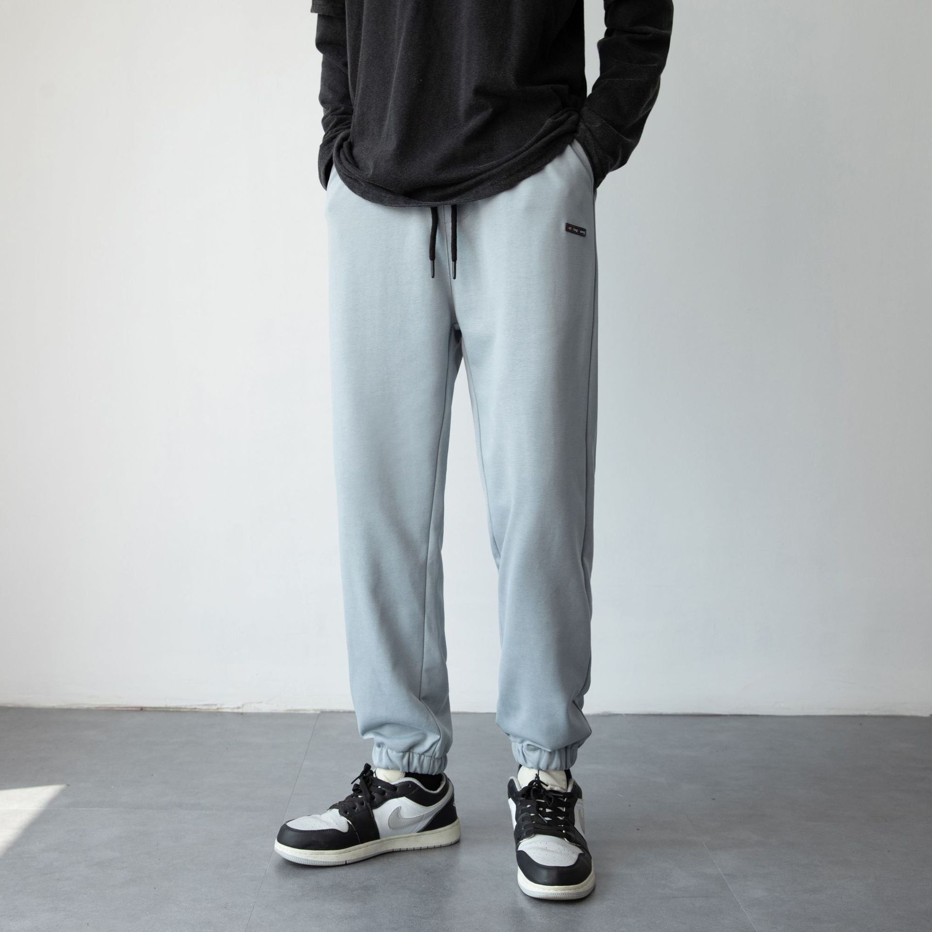 Spring Sports Pants Men&#039;s Trendy Loose Fashion All-Match Casual Pants Outdoor Drawstring Foot Men&#039;s Sports Pants