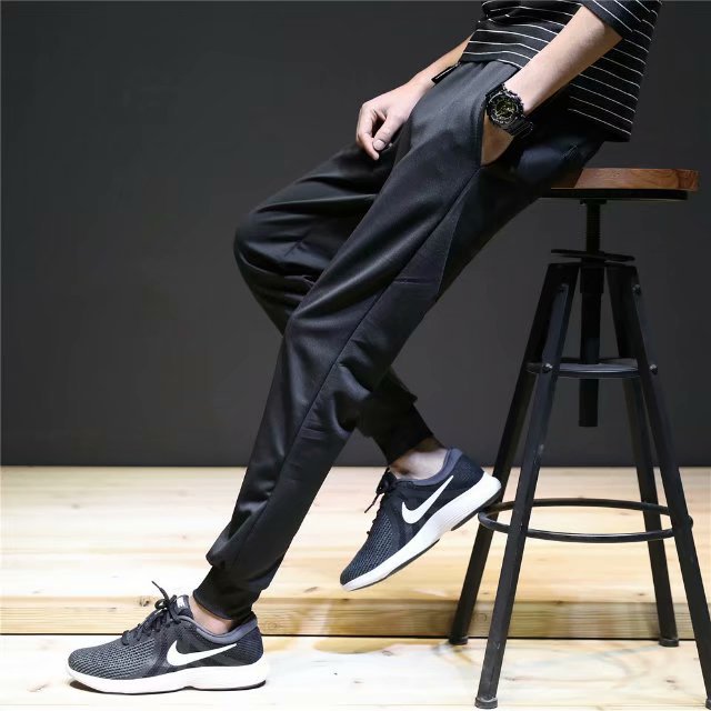 Men&#039;s Straight Loose Summer Thin Section Boys Korean Version Trendy All-match Pants Men&#039;s Casual Trousers
